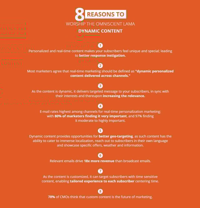8 Reasons as to why you should use Dynamic Content 