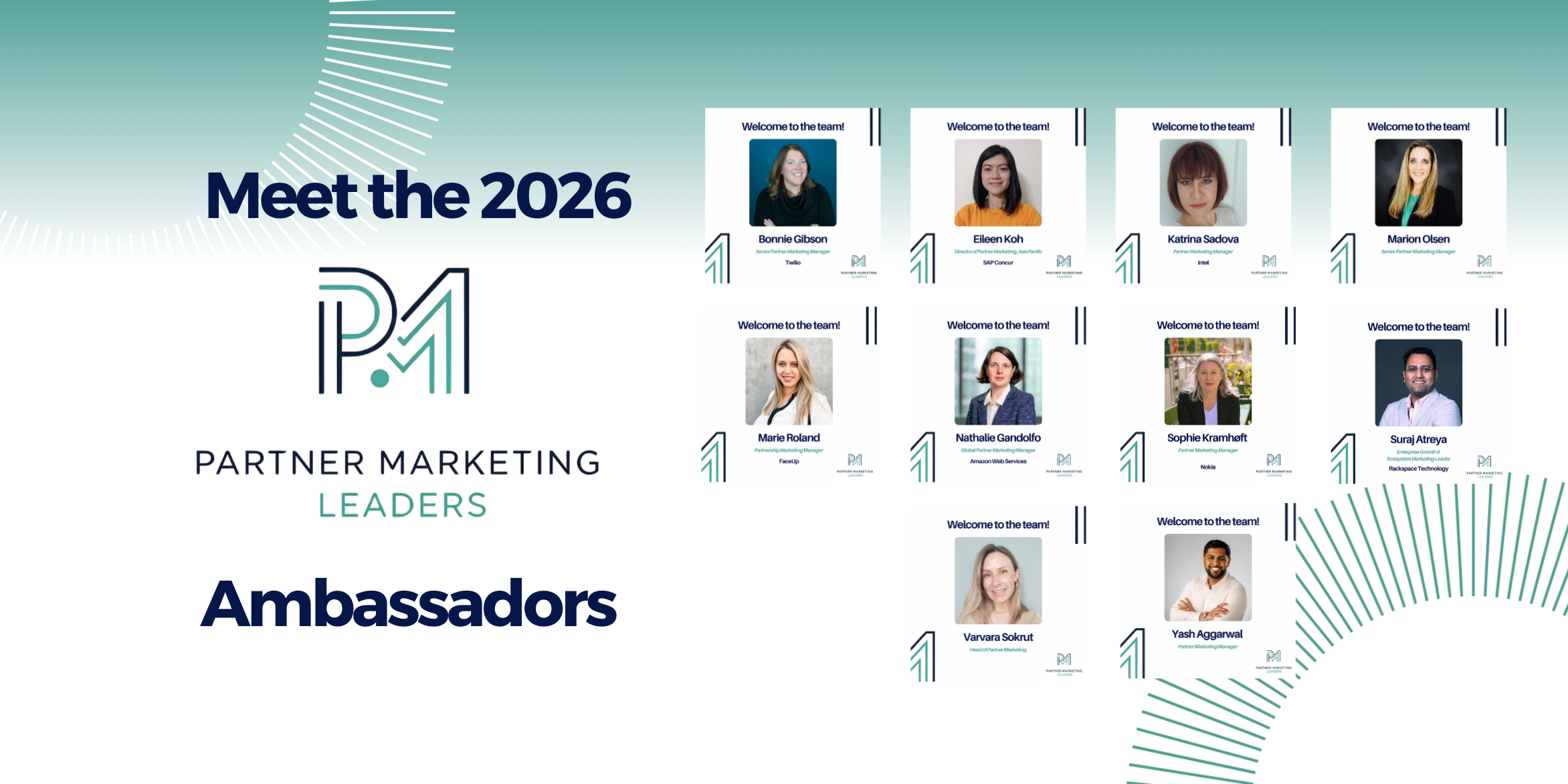 Meet the 2026 Partner Marketing Leaders Ambassadors