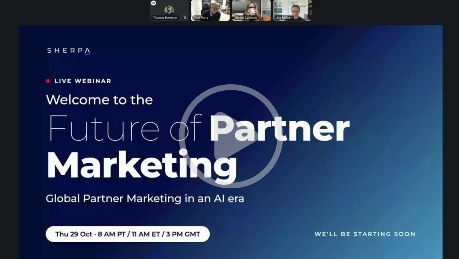 The Future of Partner Marketing: On-demand and Key Takeaways