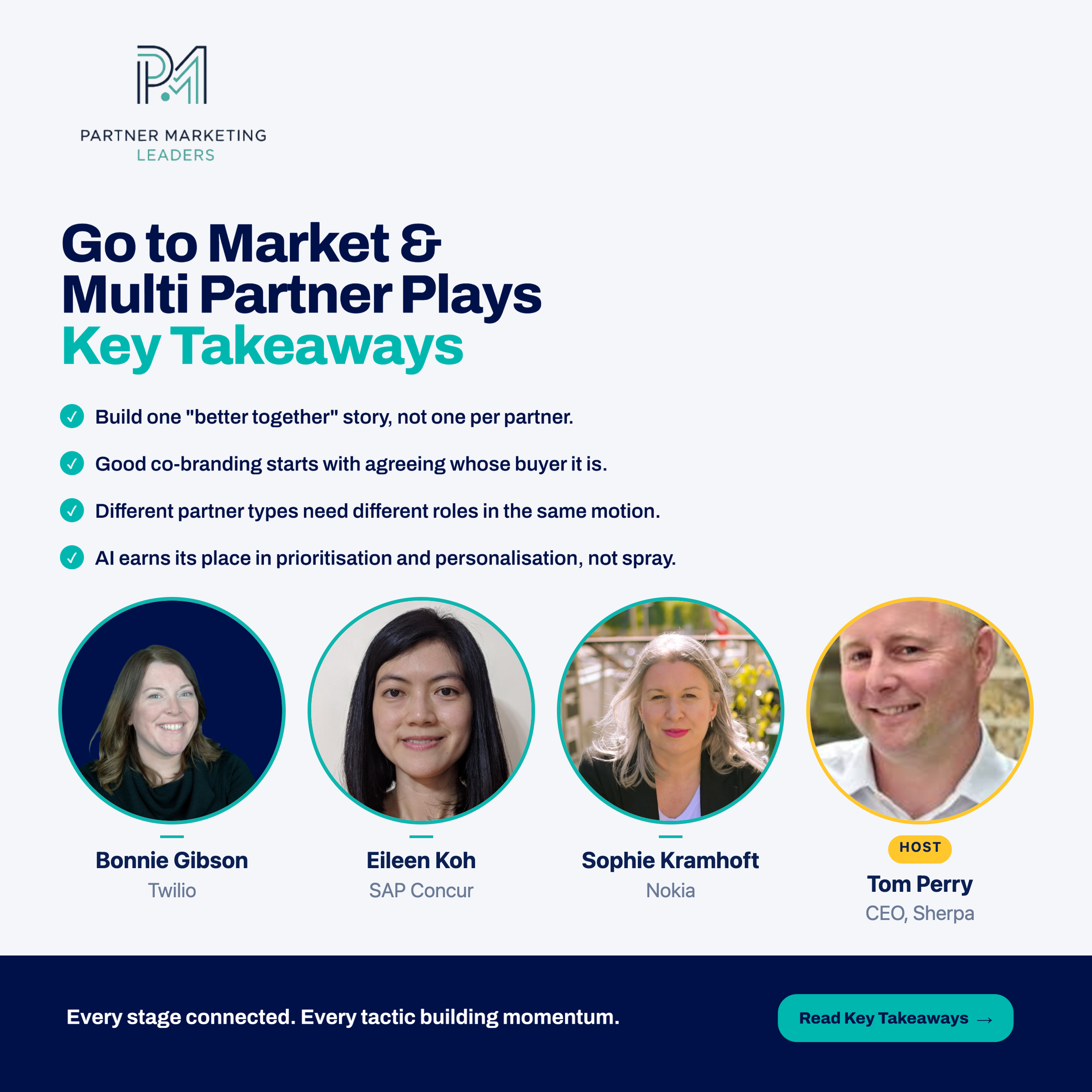 Go-to-Market and Multi-Partner Plays Key Takeaways